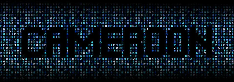 Cameroon text on hex code illustration Stock Illustration