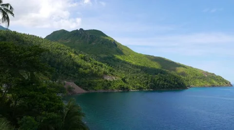 Camiguin Cliff View 05 Stock Footage 50165888