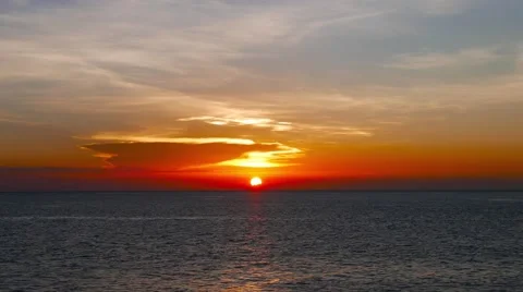 Camiguin Island Sunset 04 Stock Footage 50151788