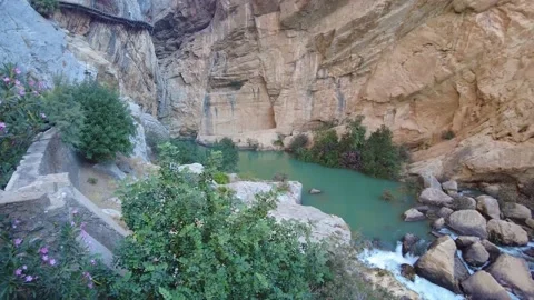 Caminito del Rey River Stock Footage 202639086