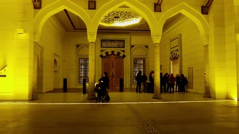 Camlıca Mosque in Istanbul Stock Footage 226818424