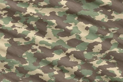 Camo camouflage material Stock Illustration