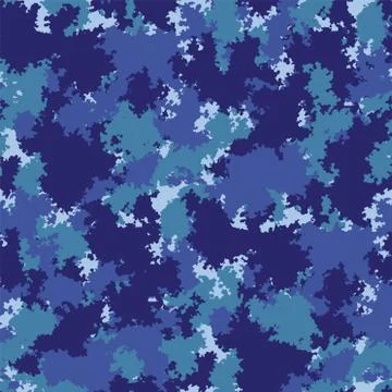 Camo. Colorful camouflage vector pattern. Seamless grunge camouflage pattern. Stock Illustration