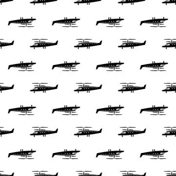 Camo helicopter pattern seamless vector イラスト素材