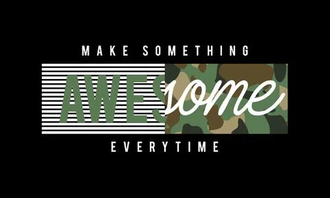Camo print design. Stock Illustration