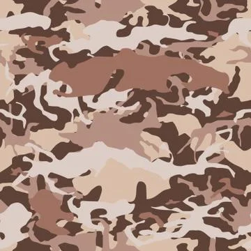 Camo seamless vector pattern - military camouflage texture. 스톡 일러스트