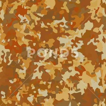 Camo Repeating Seamless Pattern