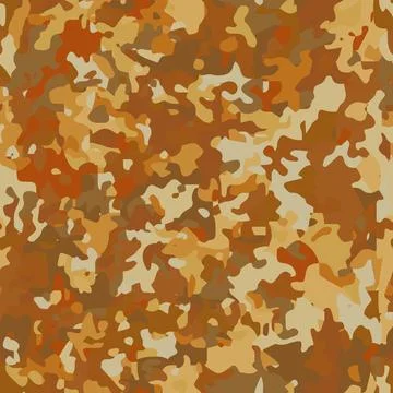 Camo texture seamless pattern. Abstract modern repeating military camouflage Stock Illustration