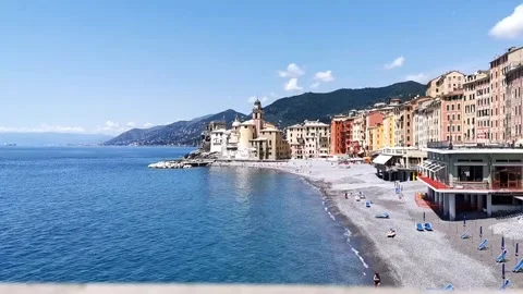 Camogli timelaps Video stock 131253439