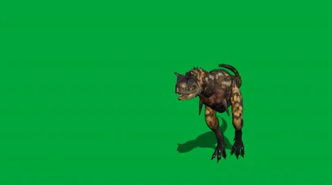 Camotaurus Walking Forward Video stock 32846596