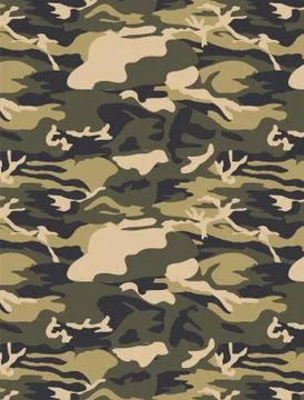Camouflage background, army pattern, Texture of military uniform. - Vector Stock Illustration