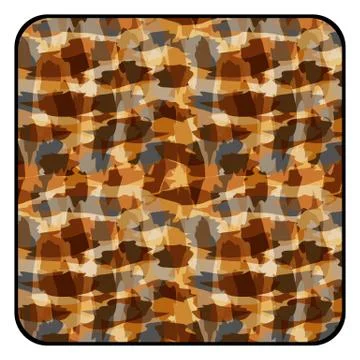 Camouflage button Stock Illustration
