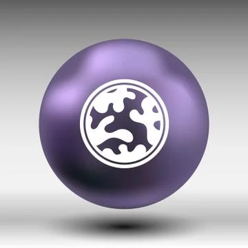 Camouflage fabric pattern shape badges stickers labels icon Stock Illustration