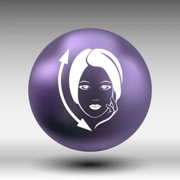 Camouflage fabric pattern shape badges stickers labels icon Stock Illustration