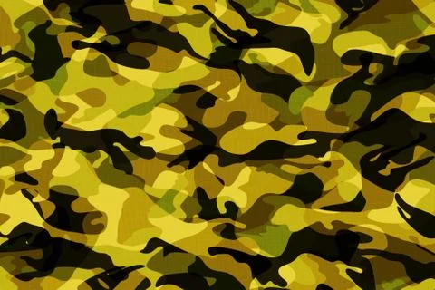 Camouflage Fabric Texture Background Stock Illustration