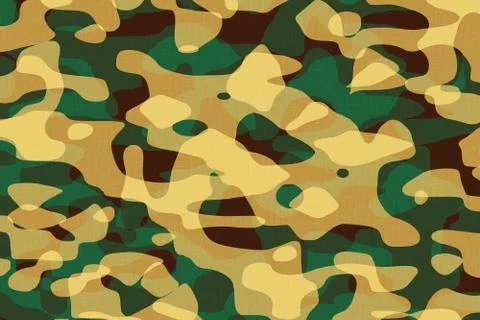 Camouflage Fabric Texture Background Illustrazione stock
