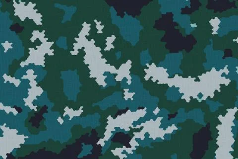 Camouflage Fabric Texture Background Illustrazione stock