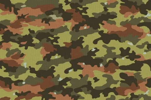 Camouflage Fabric Texture Background Illustrazione stock