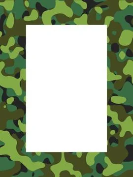 Camouflage-frame Stock Illustration