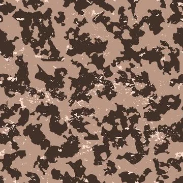 Camouflage grunge style pattern texture background Stock Illustration
