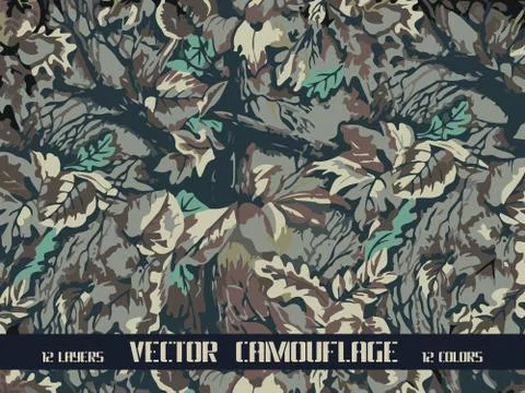 Camouflage Stock Illustration