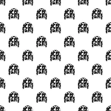 Camouflage jacket pattern, simple style Stockillustratie