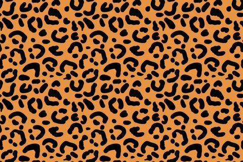 Camouflage leopard vector seamless pattern yellow background stylish print Illustrazione stock