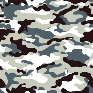 Camouflage military pattern Stock Illustration