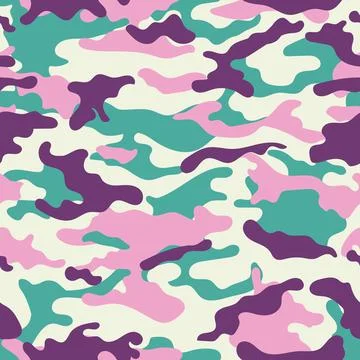 Camouflage military pattern Stock Illustration