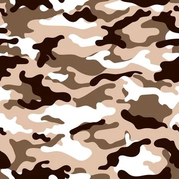 Camouflage military pattern Stock Illustration