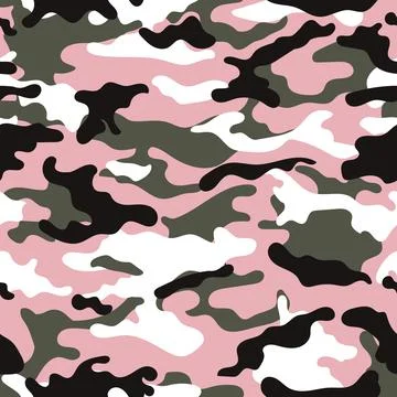 Camouflage military pattern Stock Illustration