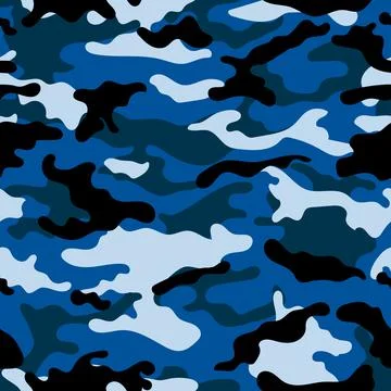 Camouflage military pattern Stock Illustration