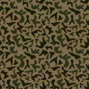 Camouflage Pattern of army Stock Illustration