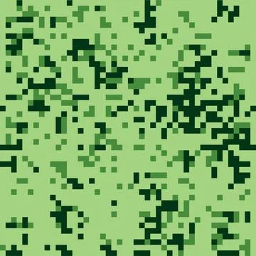Camouflage pattern for army. pixel camouflage military pattern Stock Illustration