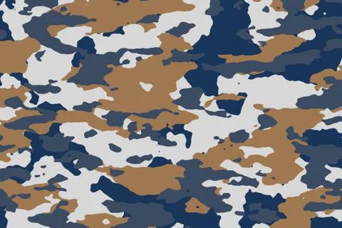 Camouflage pattern background and texture. close-up. Stock Illustration