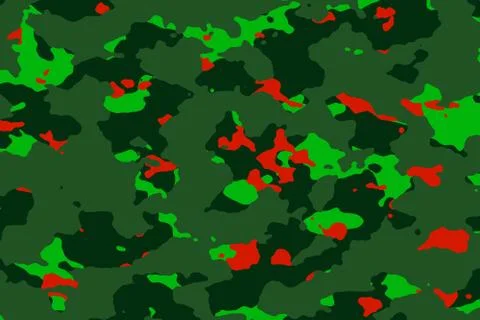 Camouflage pattern background and texture. close-up. Stock Illustration