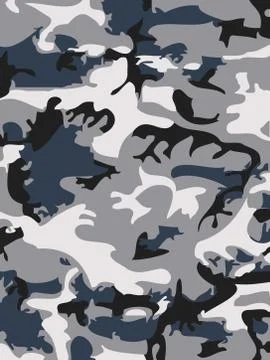 Camouflage pattern background. Camo vector illustration Stock Illustration