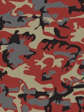 Camouflage pattern background. Camo vector illustration Stock Illustration