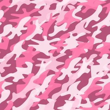 Camouflage pattern background. Classic clothing style masking camo repeat print 스톡 일러스트