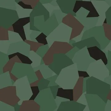 Camouflage pattern background. Classic clothing style masking camo repeat print Illustrazione stock