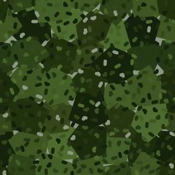 Camouflage pattern background. Classic clothing style masking camo repeat print Stock Illustration