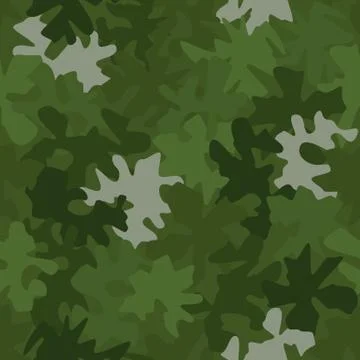 Camouflage pattern background. Classic clothing style masking camo repeat print 스톡 일러스트