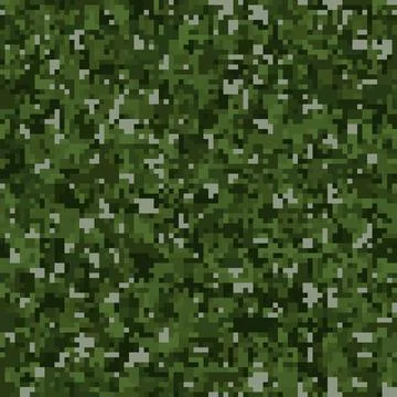 Camouflage pattern background. Classic clothing style masking camo repeat print Illustrazione stock