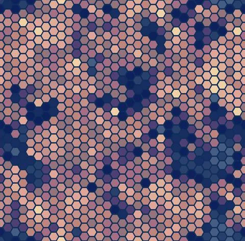 Camouflage pattern background. Classic clothing style masking camo repeat print Stock Illustration