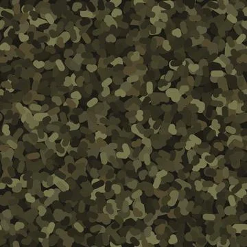 Camouflage pattern background. Classic clothing style masking camo repeat print Stock Illustration
