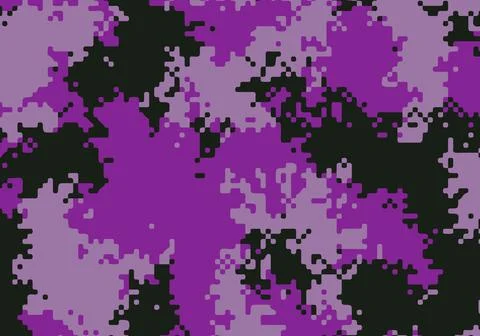 Camouflage pattern background. Classic clothing style masking camo print. Des Stock Illustration