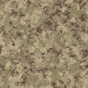 Camouflage pattern background. Classic clothing style masking camo repeat print Illustrazione stock