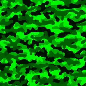 Camouflage pattern background. Classic clothing style masking camo repeat print Illustrazione stock