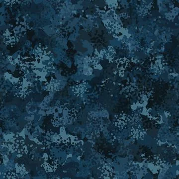 Camouflage pattern background. Classic clothing style masking camo repeat print Illustrazione stock