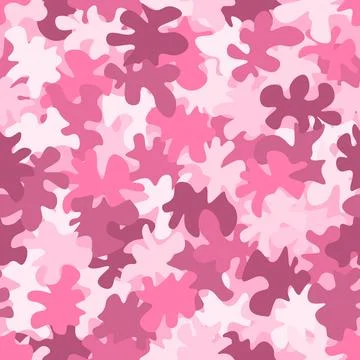 Camouflage pattern background. Classic clothing style masking camo repeat print 스톡 일러스트